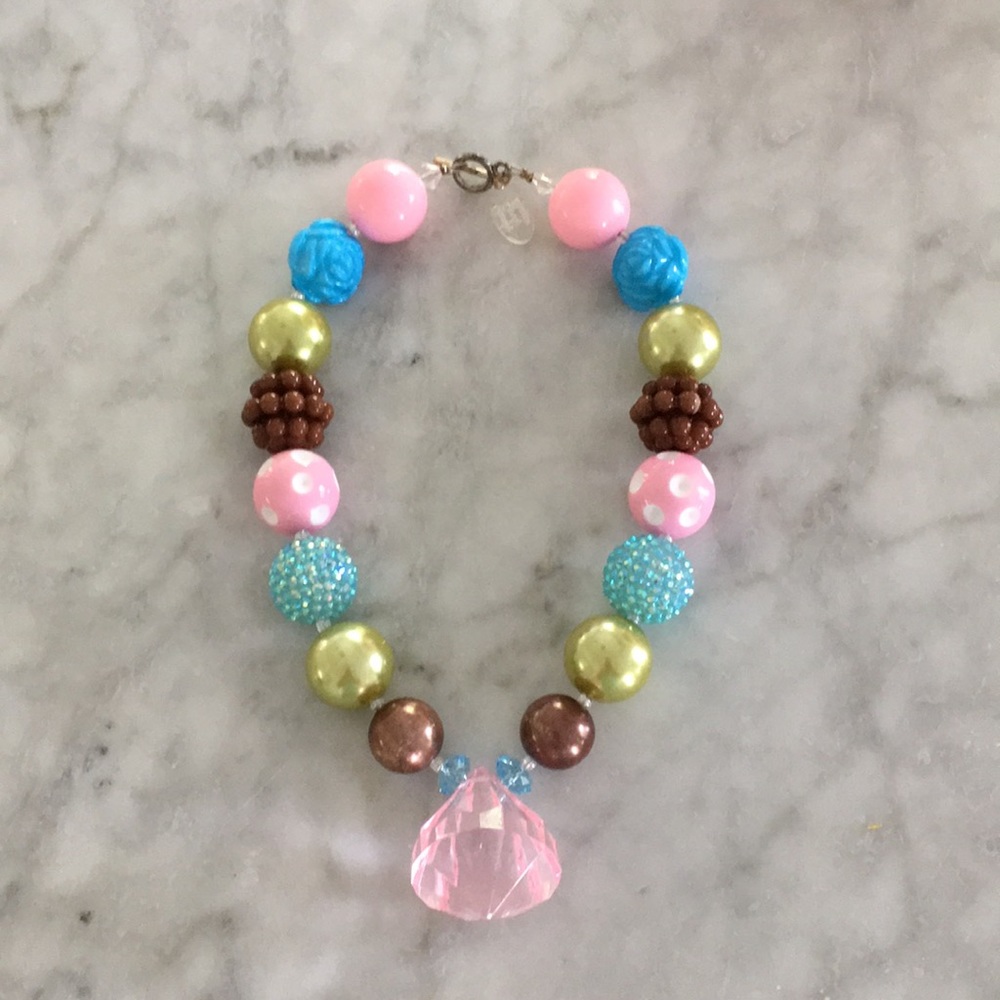 Bubblegum Bead Necklace